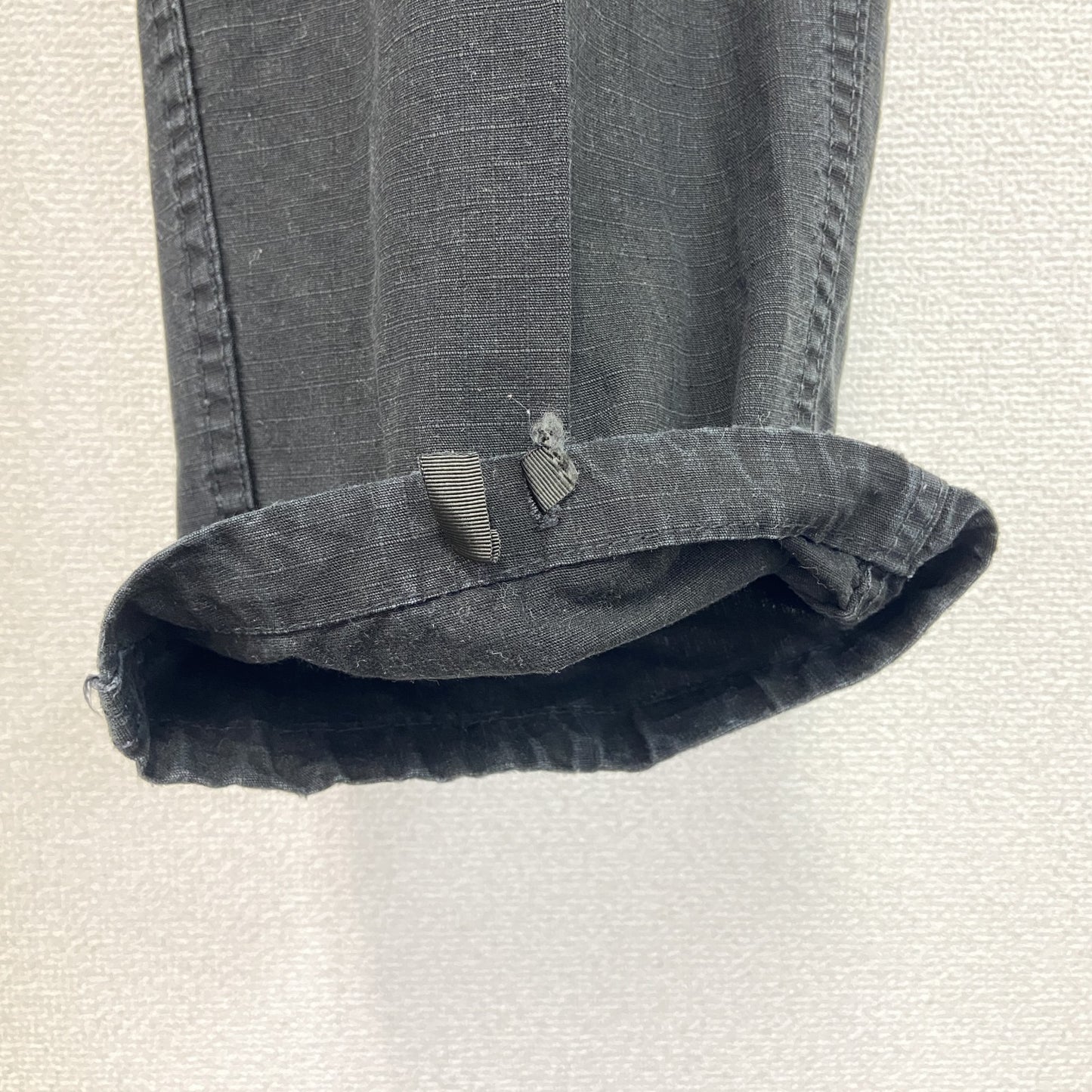 ミリタリーパンツ　民間　ボタンフライ　黒　ブラック　W35サイズ