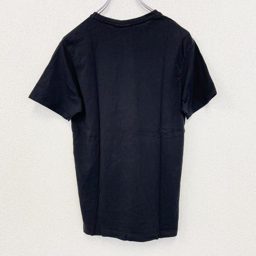 古着 used　DeinDesign.　半袖プリントTシャツ　ハリウッド俳優　カジュアルデザイン　シティーボーイ　黒　Sサイズ