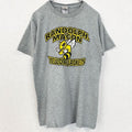 古着 used　FRUIT OF THE LOOM　半袖カレッジプリントTシャツ　レトロ　ランドルフ・メーコン　グレー　Sサイズ
