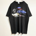 古着 used　DELTA　半袖カープリントTシャツ　クルーネック　Ford　フォード　シェルビー　車　黒　ブラック　Lサイズ