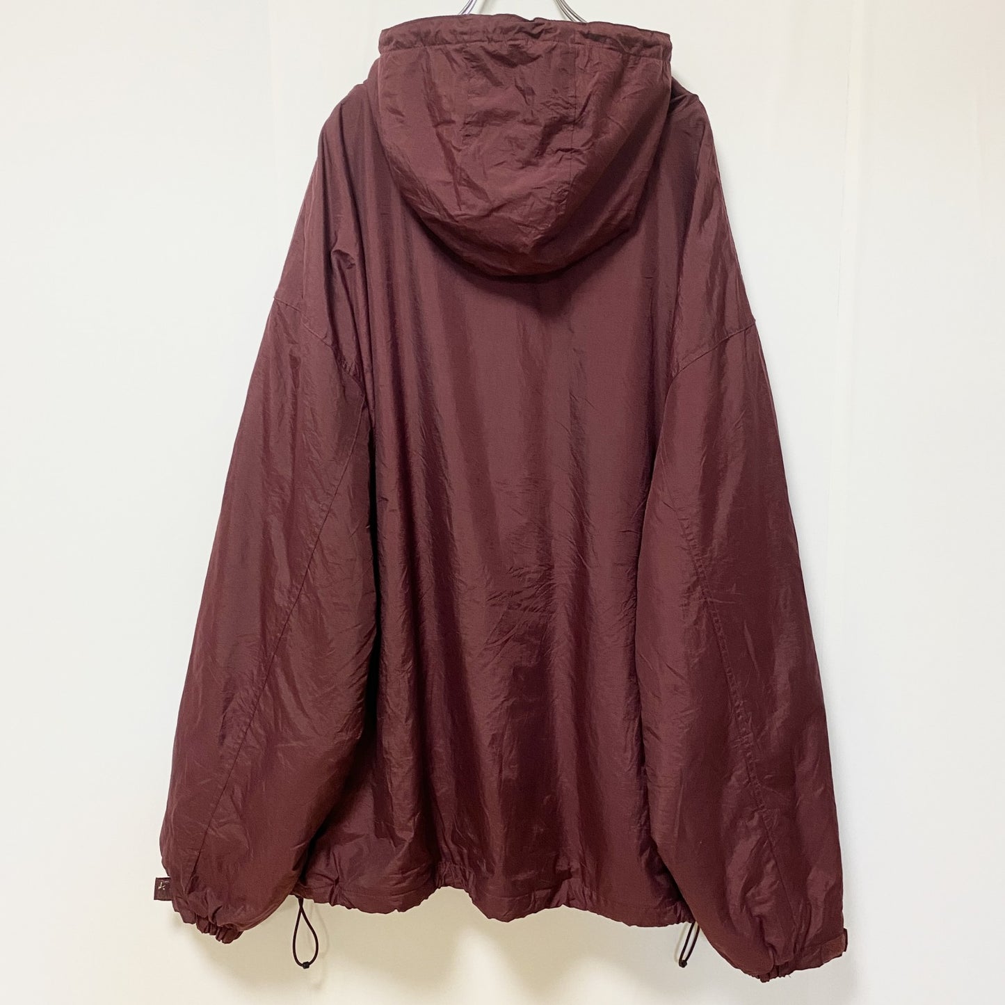 古着 used　PORT AUTHORITY　長袖カレッジロゴ刺繍ブルゾン　ソールズベリー大学　ビッグシルエット　5XLサイズ