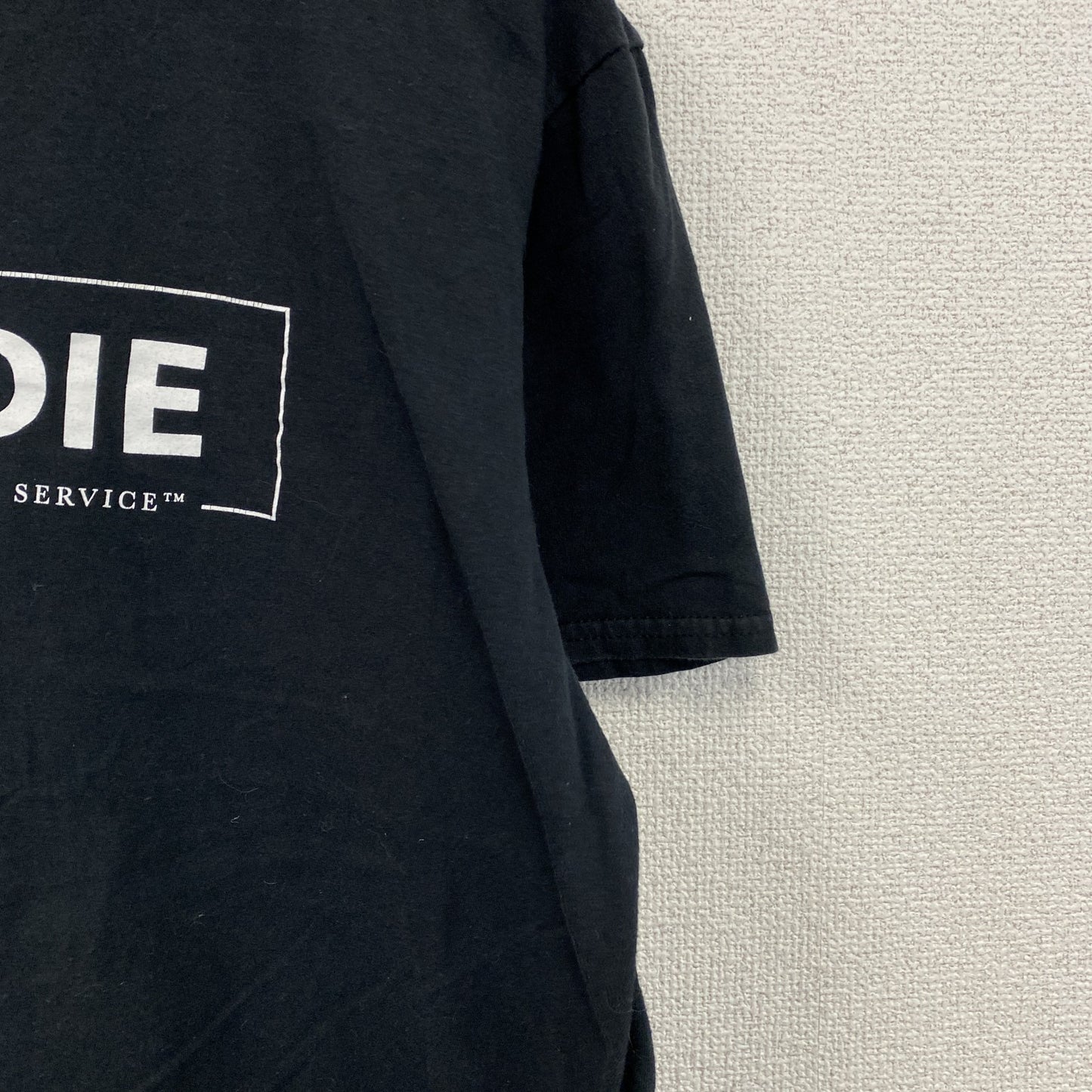 GILDAN　ギルダン　半袖プリントTシャツ　Sysco　企業ロゴ　クルーネック　黒　ブラック　Lサイズ