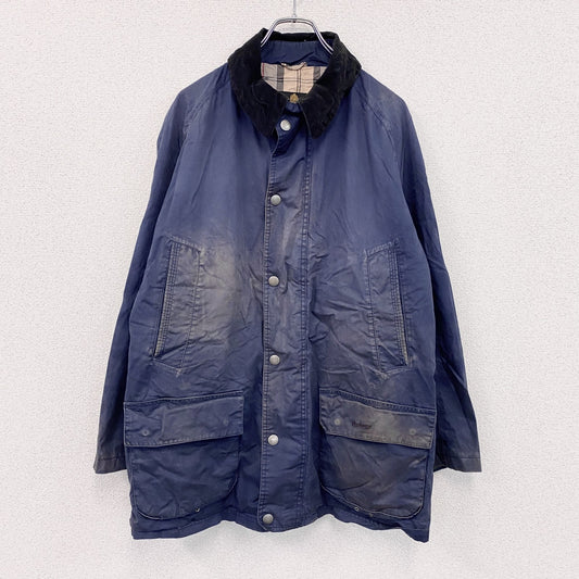 Barbour　バブアー　BEDALE　ビデイル　ハンティングジャケット　ノンオイル　紺　ネイビー　Lサイズ