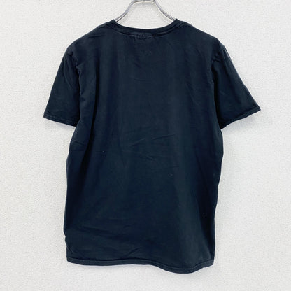 GILDAN　ギルダン　半袖プリントTシャツ　Sysco　企業ロゴ　クルーネック　黒　ブラック　Lサイズ