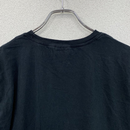 GILDAN　ギルダン　半袖プリントTシャツ　Sysco　企業ロゴ　クルーネック　黒　ブラック　Lサイズ