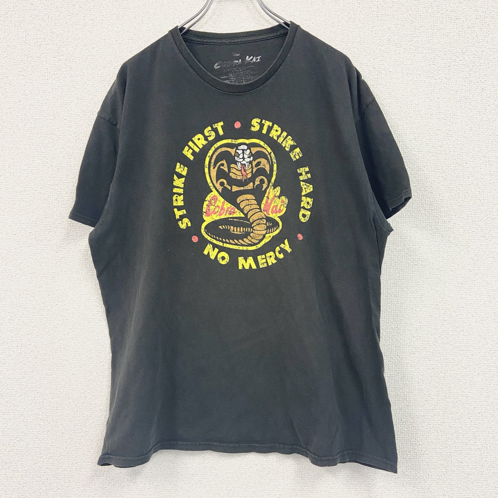 COBRA KAI　コブラ会　半袖プリントTシャツ　ムービーT　Netflix　黒　ブラック　XLサイズ