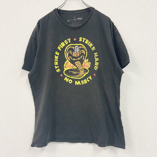 COBRA KAI　コブラ会　半袖プリントTシャツ　ムービーT　Netflix　黒　ブラック　XLサイズ