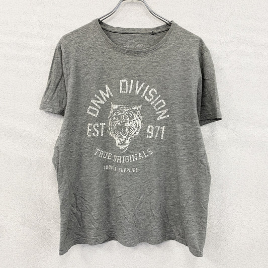 Angelo Litrico　アンジェロリトリコ　半袖プリントTシャツ　グレー　Lサイズ