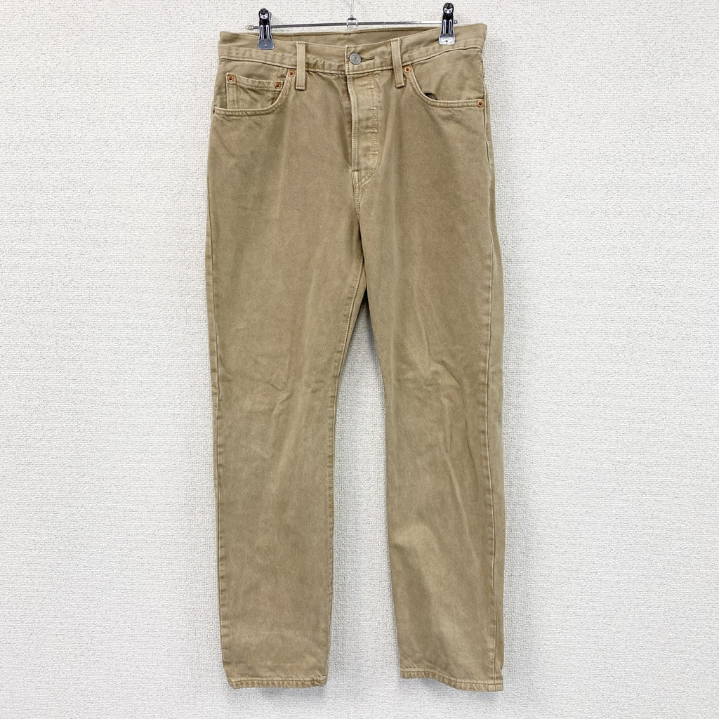 Levi’s　リーバイス　501　デニムパンツ/ジーンズ　ボタンフライ　ベージュ　W28サイズ