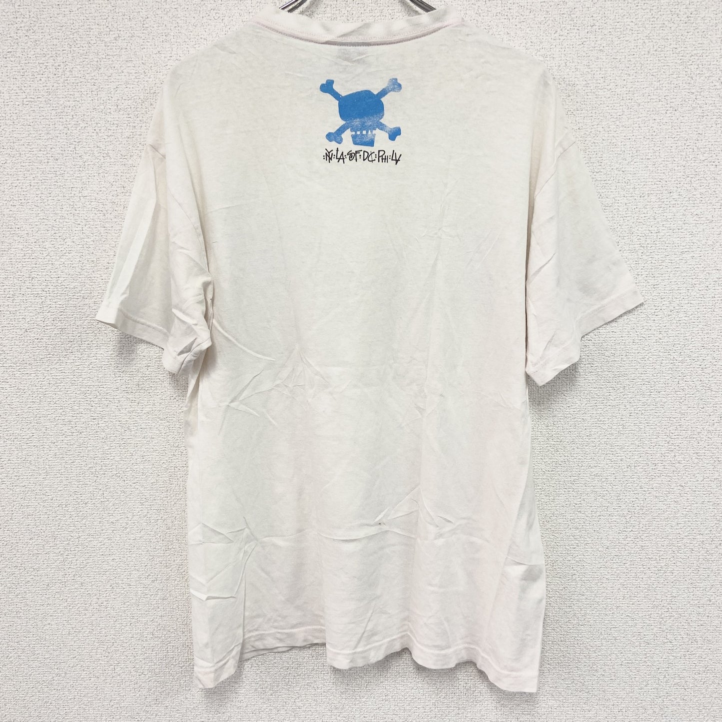 Stussy　ステューシー　半袖プリントTシャツ　白　ホワイト　Lサイズ