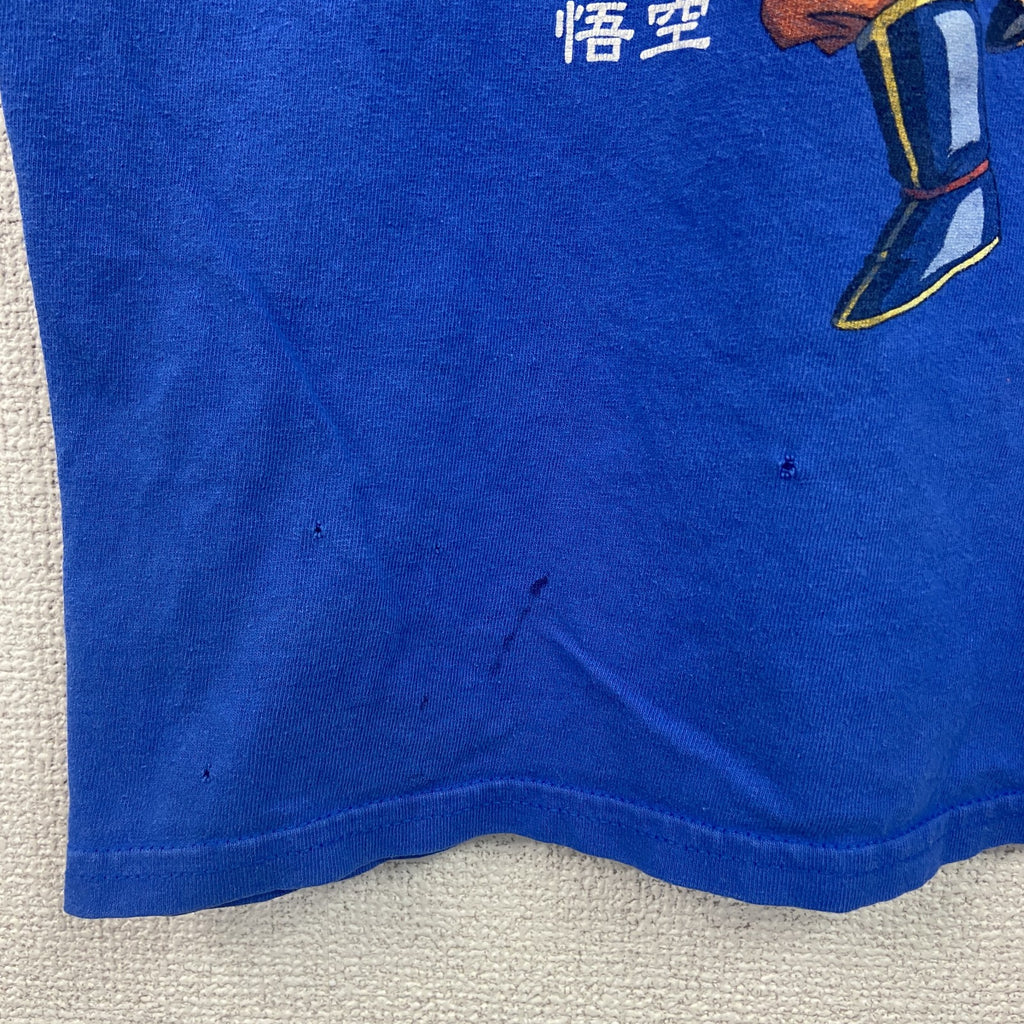 DRAGONBALL Z　ドラゴンボール　孫悟空　ピッコロ　半袖プリントTシャツ　アニメT　キャラクターT　青　ブルー　Mサイズ