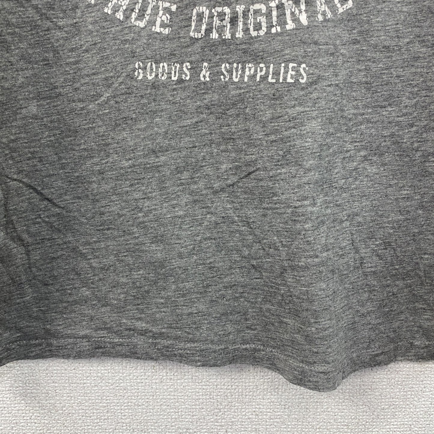 Angelo Litrico　アンジェロリトリコ　半袖プリントTシャツ　グレー　Lサイズ