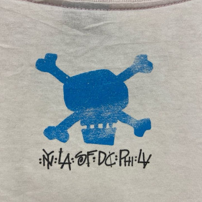 Stussy　ステューシー　半袖プリントTシャツ　白　ホワイト　Lサイズ