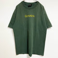 古着 used　GUINNESS ギネスビール　半袖オフィシャルプリントTシャツ　公式　バックプリント　企業　レトロ　Lサイズ