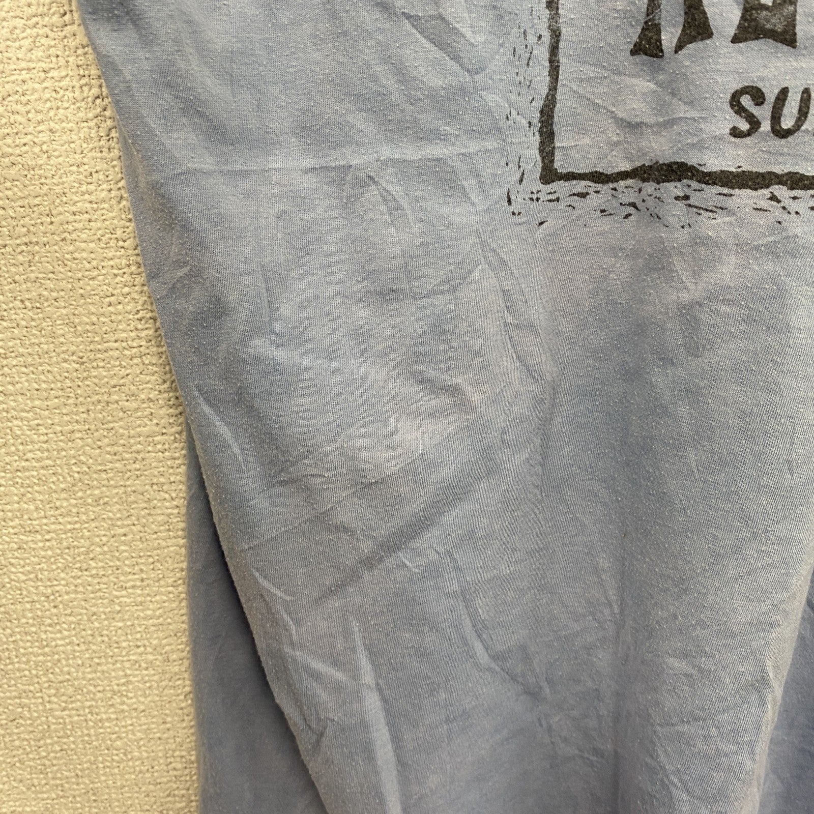 BILLABONG　ビラボン　半袖プリントTシャツ　水色　ライトブルー　XLサイズ