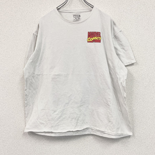 MARVEL　マーベル　Avengers　アベンジャーズ　半袖プリントTシャツ　アニメT　キャラクターT　白　ホワイト　XLサイズ