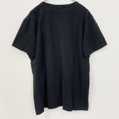 半袖プリントTシャツ　London　ロンドン　ビックベン　ビックデザイン　クルーネック　黒　ブラック　Mサイズ
