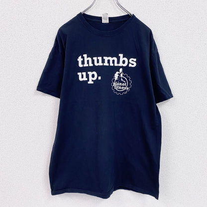 FRUIT OF THE LOOM　フルーツオブザルーム　半袖プリントTシャツ　企業Ｔ　黑　ブラック　Lサイズ　