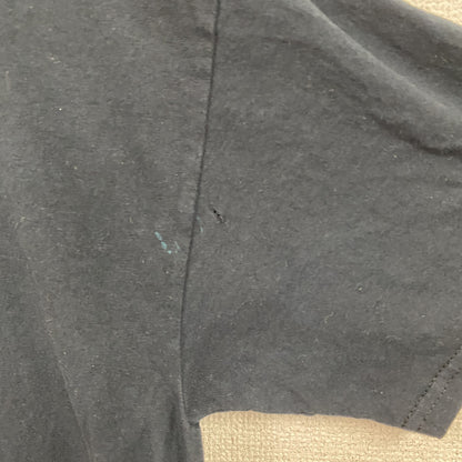 FRUIT OF THE LOOM　フルーツオブザルーム　半袖プリントTシャツ　企業Ｔ　黑　ブラック　Lサイズ　