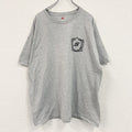 Hanes　ヘインズ　半袖プリントTシャツ　ワンポイント　灰色　グレー　2XLサイズ
