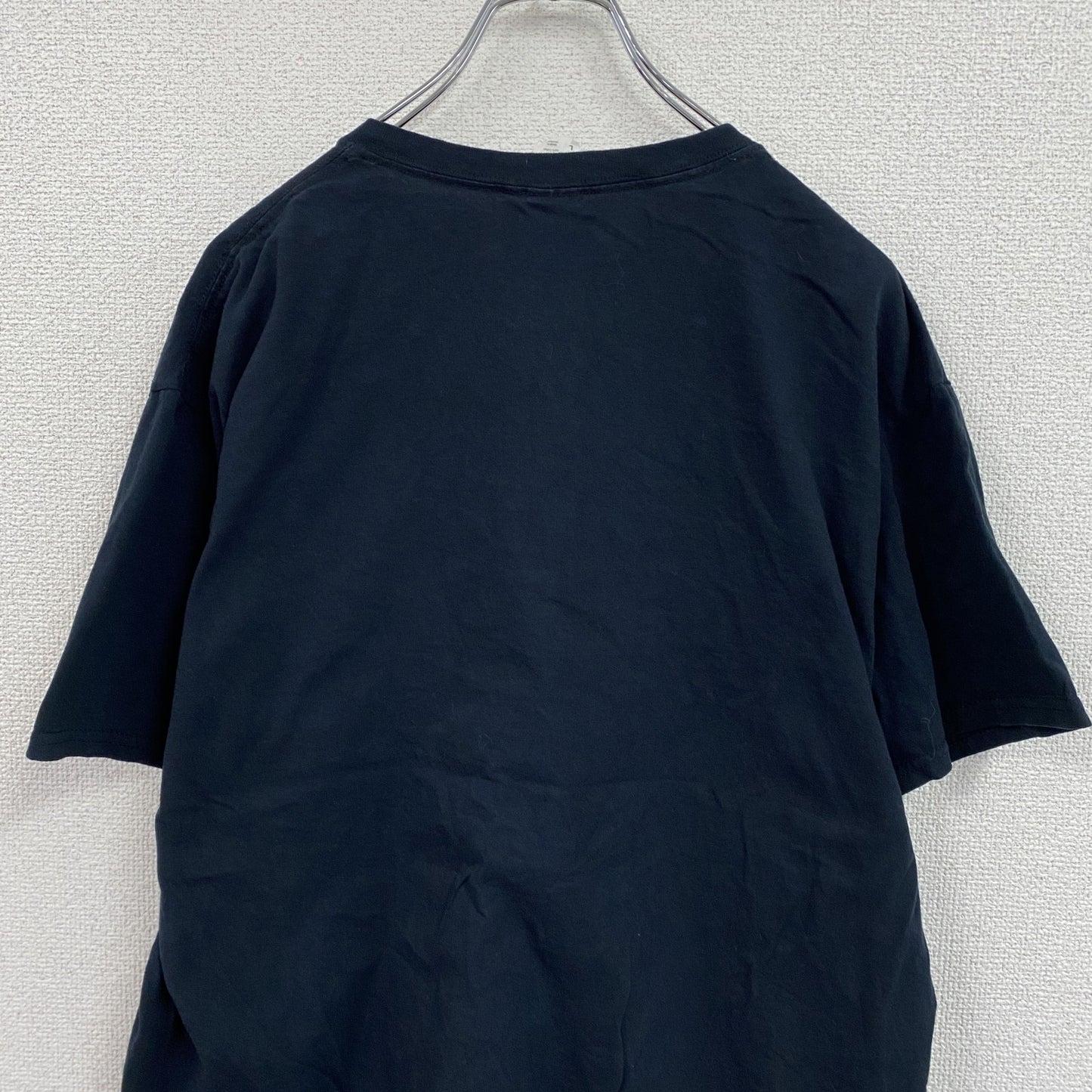 FRUIT OF THE LOOM　フルーツオブザルーム　半袖プリントTシャツ　企業Ｔ　黑　ブラック　Lサイズ　