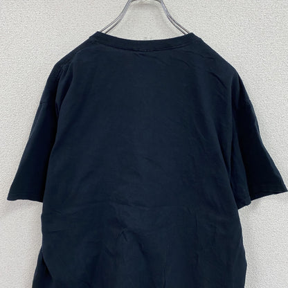 FRUIT OF THE LOOM　フルーツオブザルーム　半袖プリントTシャツ　企業Ｔ　黑　ブラック　Lサイズ　