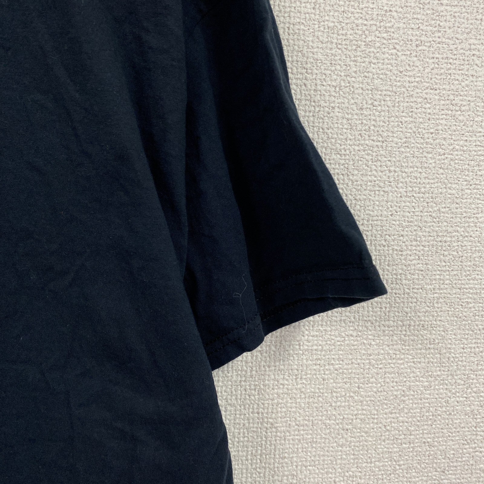 FRUIT OF THE LOOM　フルーツオブザルーム　半袖プリントTシャツ　企業Ｔ　黑　ブラック　Lサイズ　