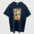 古着 used　FRUIT OF THE LOOM フルーツオブザルーム　半袖デザインプリントTシャツ　黒　Mサイズ
