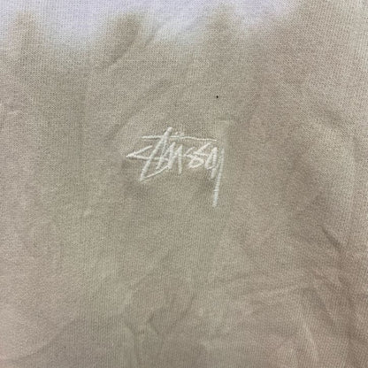 Stussy　ステューシー　スウェット/トレーナー　タイダイ　白　ホワイト　ベージュ　Sサイズ