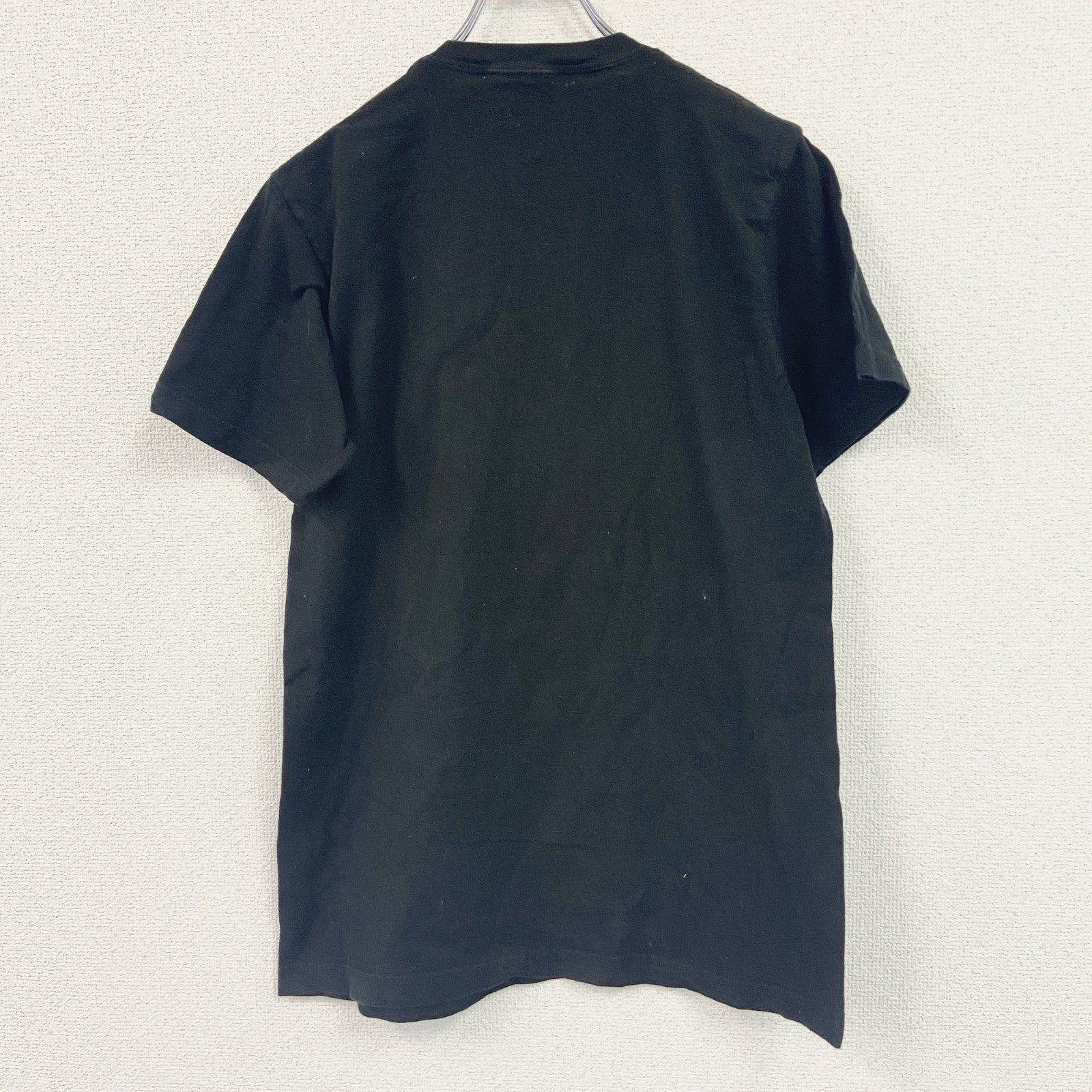 進撃の巨人　半袖プリントTシャツ　アニメT　キャラクターT　黒　ブラック　Mサイズ