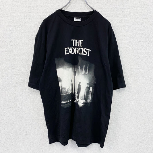GU　ジーユー　ワーナーブラザーズ　THE EXORCIST　エクソシスト　半袖プリントホラーTシャツ　黒　ブラック　Lサイズ