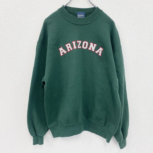 Famous SPORTS WEAR　スウェット/トレーナー　カレッジ　緑　グリーン　Lサイズ