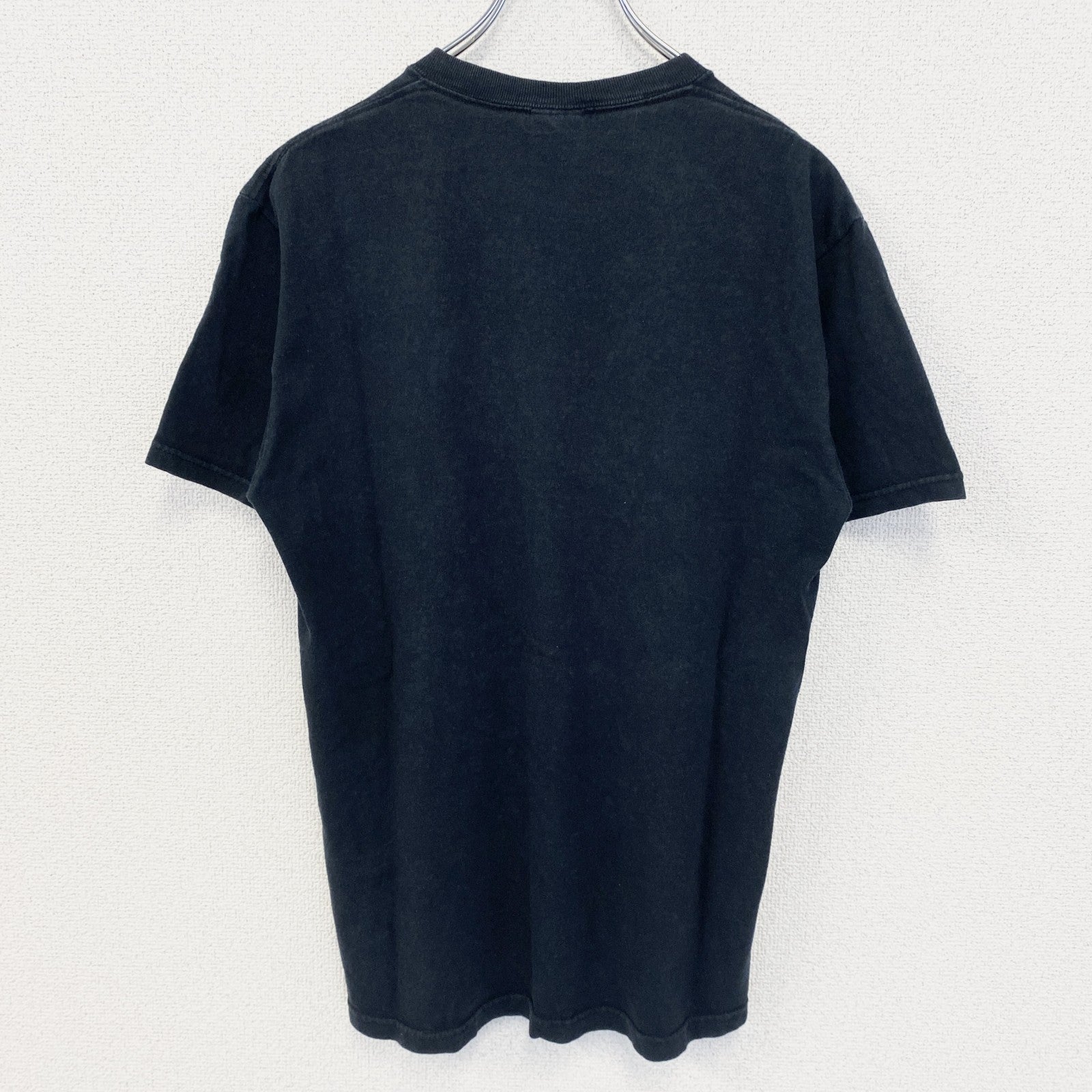 古着 used　FRUIT OF THE LOOM フルーツオブザルーム　半袖デザインプリントTシャツ　黒　Mサイズ
