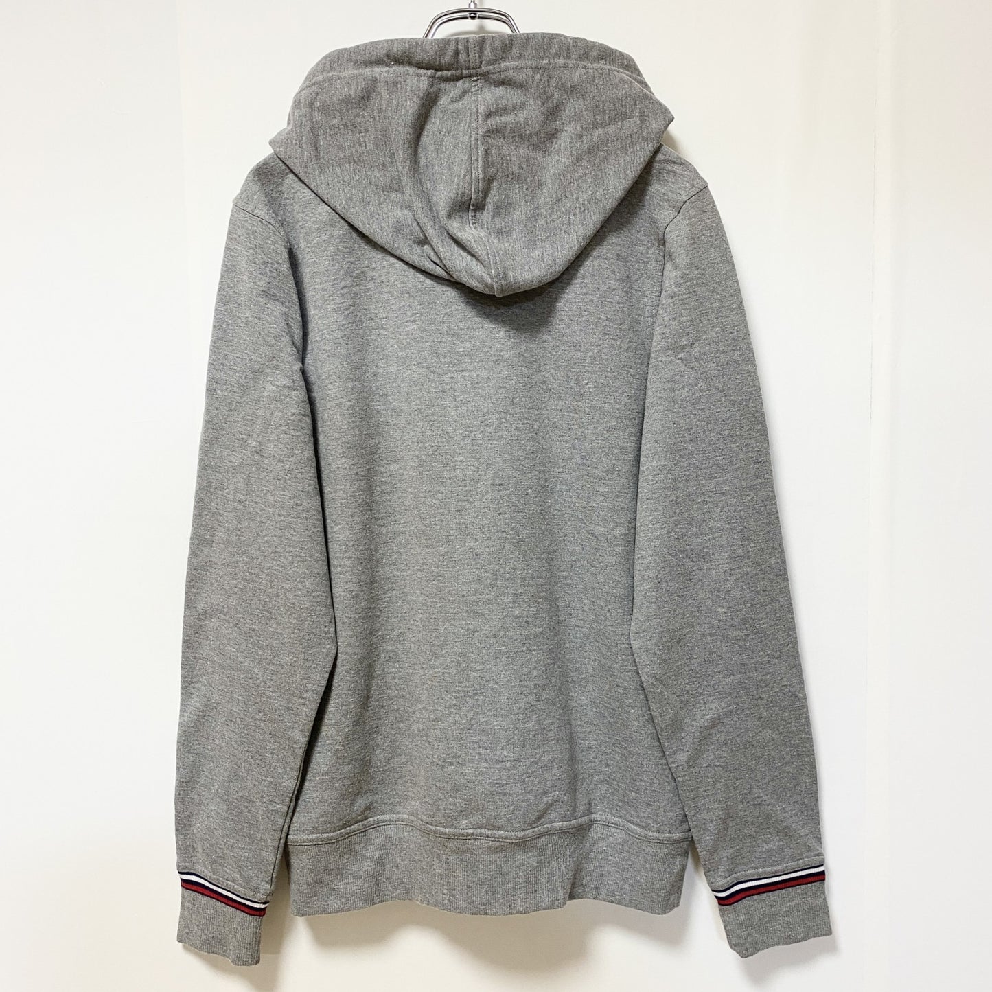 FILA　フィラ　スウェットパーカー/フーディー　トリコロール　デカロゴ　スポーツミックス　灰色　グレー　Lサイズ