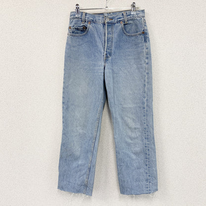 90s　Levi’s　リーバイス　501 STUDENT　デニムパンツ/ジーンズ　ボタンフライ　縦落ち　インディゴ　W29サイズ