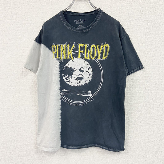 PINK FLOYD　ピンクフロイド　半袖プリントTシャツ　バンドT　バイカラー　白　ホワイト　黒　ブラック　Lサイズ