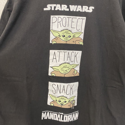 古着 used　STARWARS　スターウォーズ　半袖キャラクタープリントTシャツ　黒　ブラック　ビックシルエット　XLサイズ