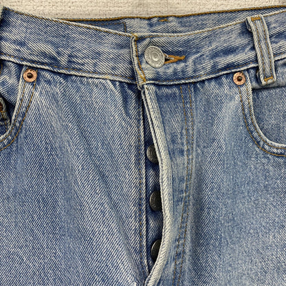 90s　Levi’s　リーバイス　501 STUDENT　デニムパンツ/ジーンズ　ボタンフライ　縦落ち　インディゴ　W29サイズ