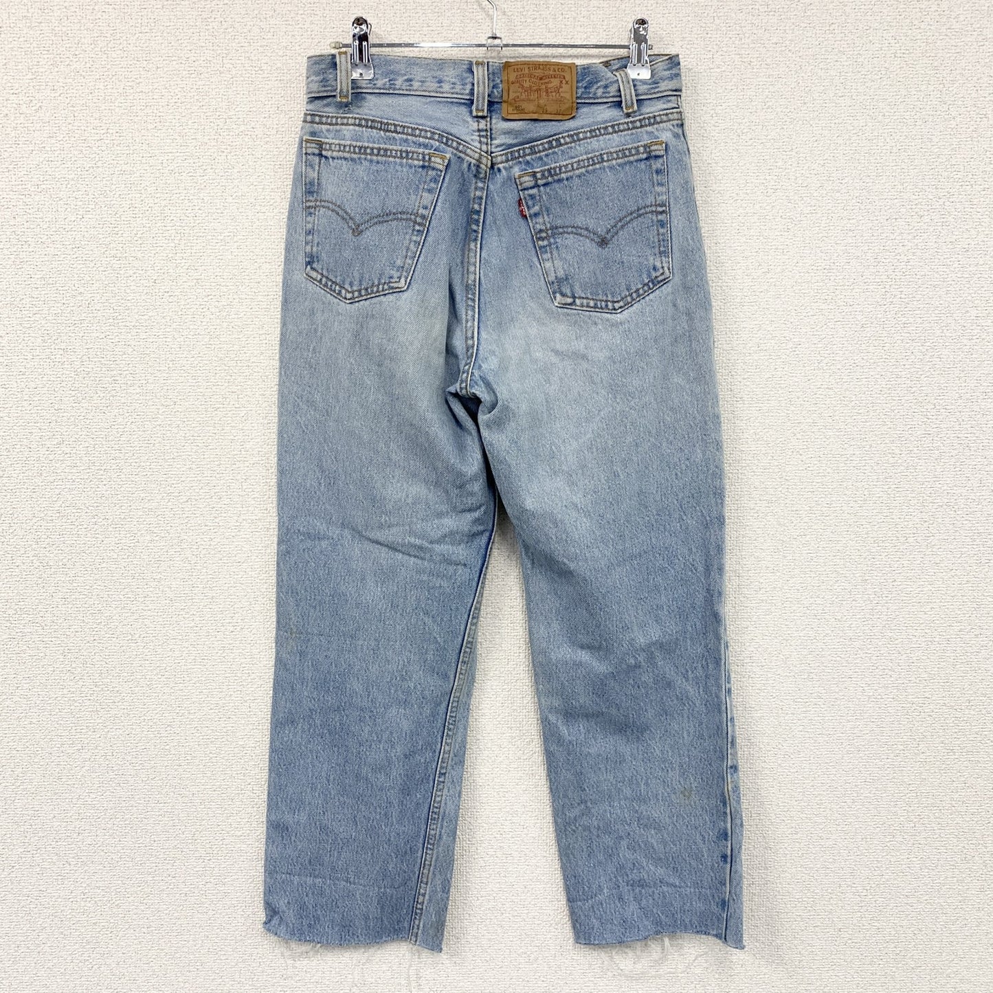 90s　Levi’s　リーバイス　501 STUDENT　デニムパンツ/ジーンズ　ボタンフライ　縦落ち　インディゴ　W29サイズ