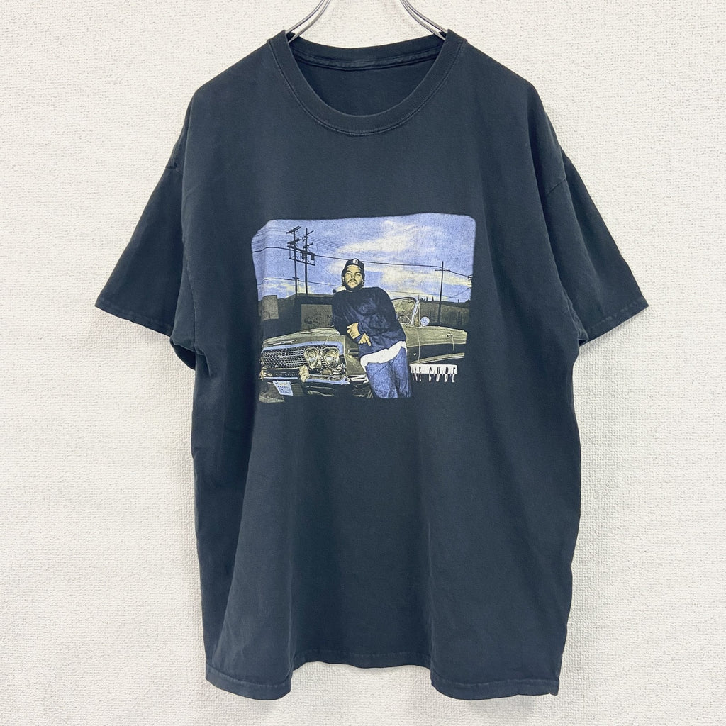ICE CUBE　アイスキューブ　半袖プリントTシャツ　ラップT　黒　ブラック