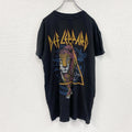 DEF LEPARD　デフレパード　半袖音楽プリントTシャツ　ハードロック　ブラック　Sサイズ