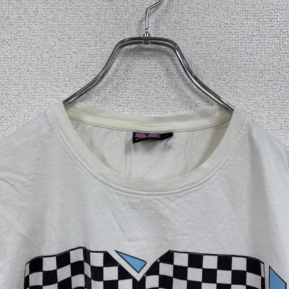 MTV　半袖プリントTシャツ　ロゴプリント　白　ホワイト　Lサイズ