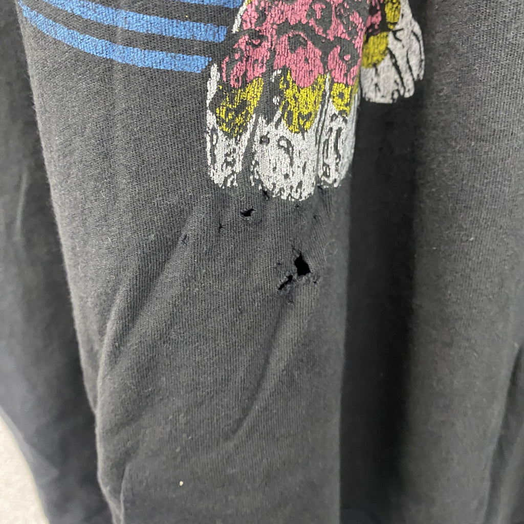 DEF LEPARD　デフレパード　半袖音楽プリントTシャツ　ハードロック　ブラック　Sサイズ