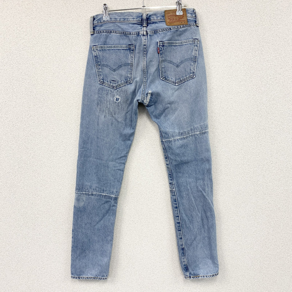 Levi’s　リーバイス　501　デニムパンツ/ジーンズ　リメイク加工　縦落ち　ボタンフライ　インディゴ　W30サイズ　
