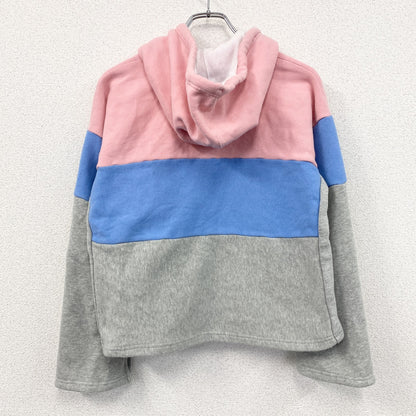 Champion　チャンピオン　リバースウィーブ　スウェットパーカー/フーディー　刺繍ロゴ　現行　ピンク　ブルー　グレー　Lサイズ