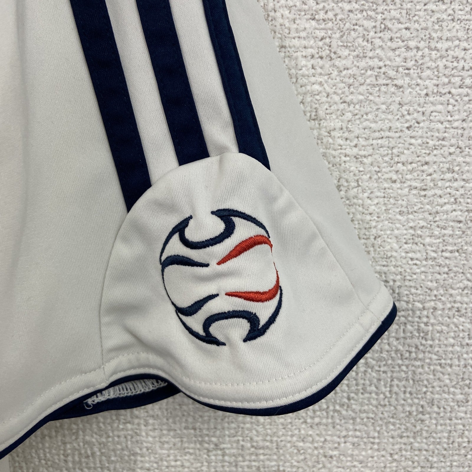00s　adidas　アディダス　BAVERN MUCHEN　ゲームシャツ　ヴィンテージ　白　ホワイト　Mサイズ