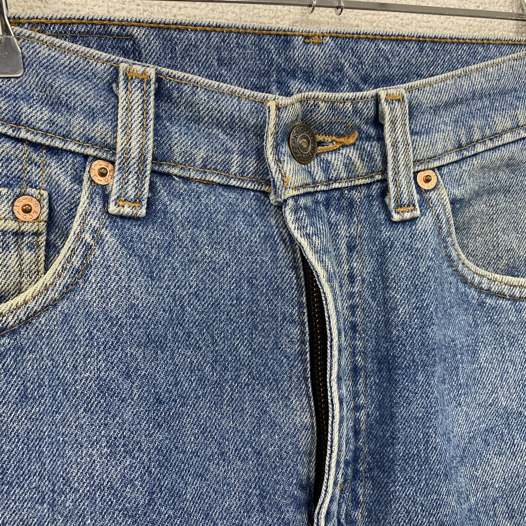 90s　Levi’s　リーバイス　505-0217　デニムパンツ/ジーンズ　ジップフライ　縦落ち　インディゴ　W29サイズ