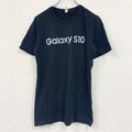 CANVAS　キャンバス　半袖プリントTシャツ　サムスン電子　Galaxy S10　黒　ブラック　Mサイズ