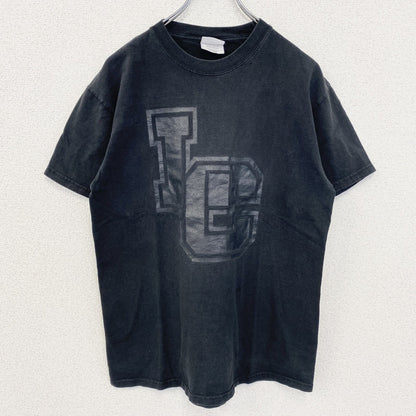 古着 used　PORT&COMPANY　半袖プリントTシャツ　DAVID JEWELRY　クルーネック　デザイン　Mサイズ