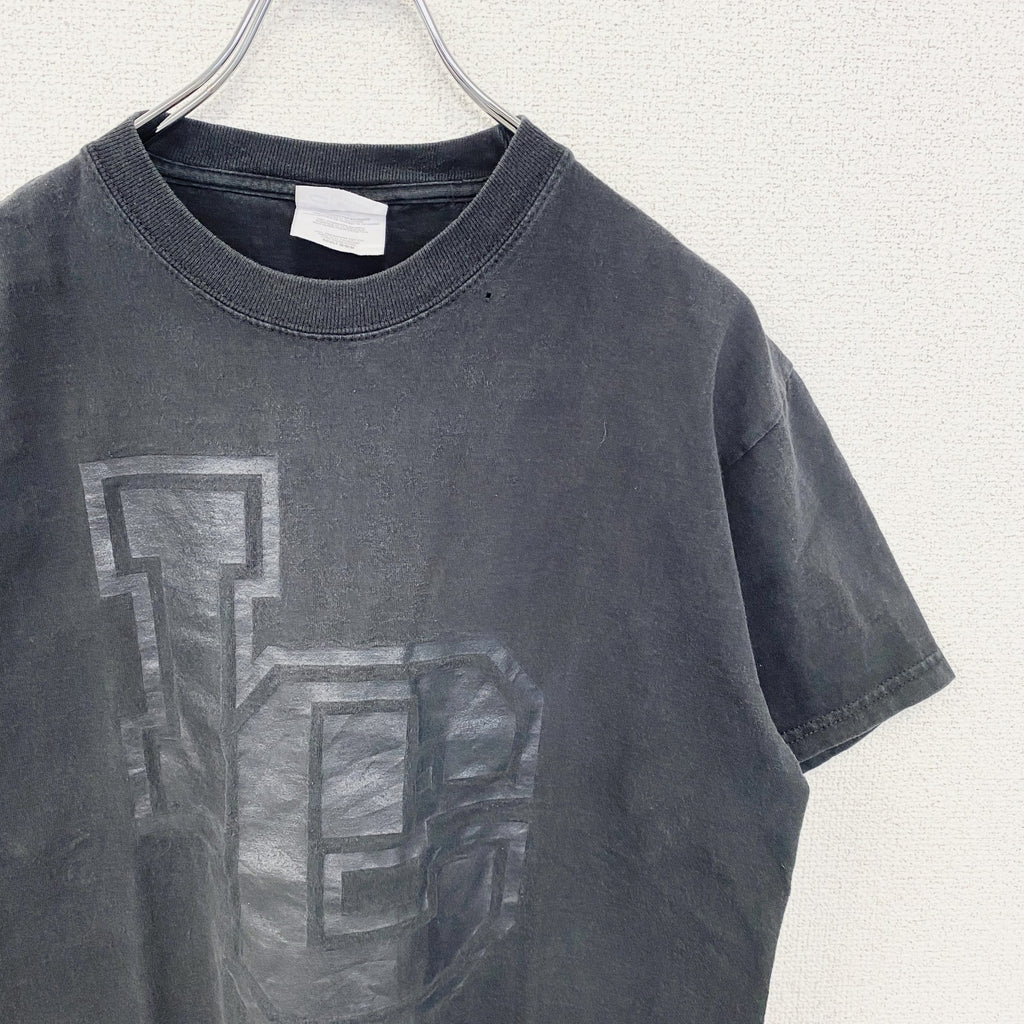 古着 used　PORT&COMPANY　半袖プリントTシャツ　DAVID JEWELRY　クルーネック　デザイン　Mサイズ
